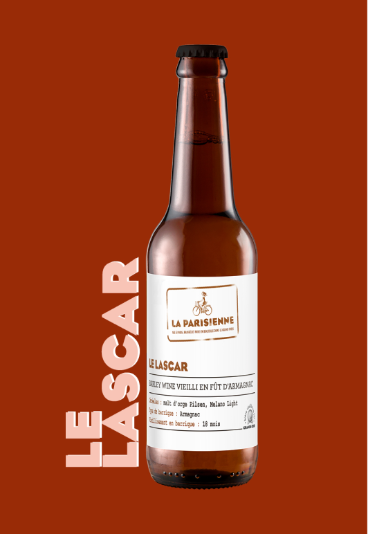 Le Lascar barley wine viellit en fut d'armagnac bière 75cl La Parisienne